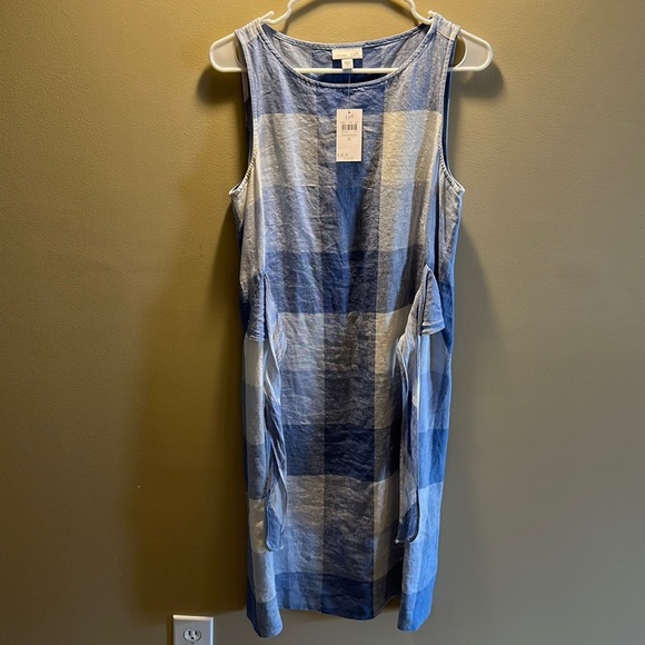 NWT J JILL LINEN DRESS! Size SMALL - Picture 1 of 6